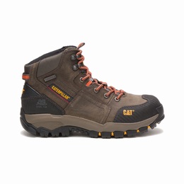 Caterpillar Navigator Mid Cut Steel Toe Work Férfi Túracipő Sötét Szürke, HU-W073